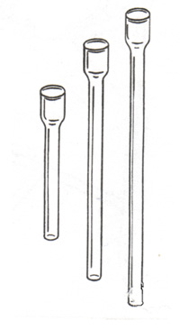 5 pc Glass Wick Holder Tubes Oil Lamp Wick Kits