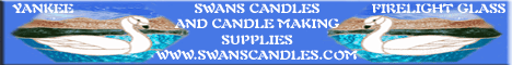 swans candles and candle supplies Banner