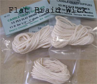 Flat Braid Wicks