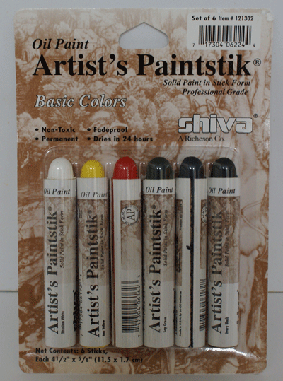 Artists Paintstiks Set of 6 Basics